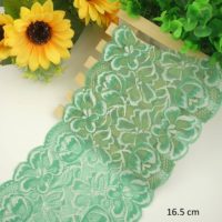 green color nylon lace