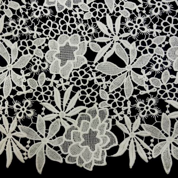 flower embroidery lace fabric