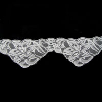 white flower nylon lace