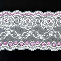 bicolor stretchy lace