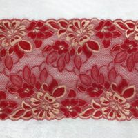 red lace trims