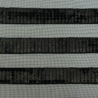 black sequin fabric in mesh