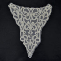 embroidery lace applique collar