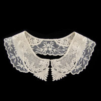 vintage retro embroidery lace applique for front and back collar