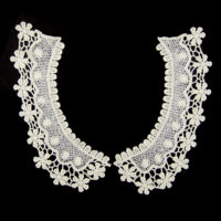 100% cotton peter pan embroidery lace collar bib