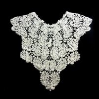 large embroidery lace collar for front or back panel