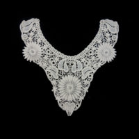 sunflower vintage embroidery lace collar