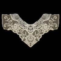vintage delicate embroidery lace collar in mesh for clothing