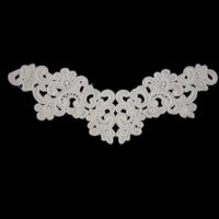 mini embroidery lace applique for collar or hot pants