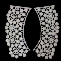 embroidery lace collar by pairs