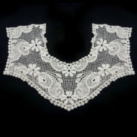 vintage embroidery lace collar yoke