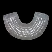 clear acrylic bead collar trims