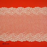 white elastic lace trim