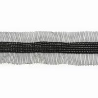 metal chain trim in mesh for clothing