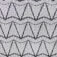 triangle lace fabric with fringe
