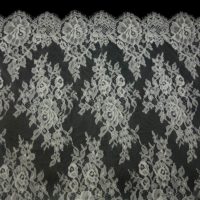 white nylon lace fabric