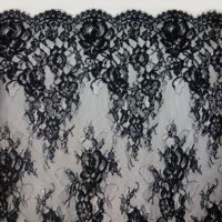 black lace fabric