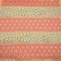 tricolor lace fabric