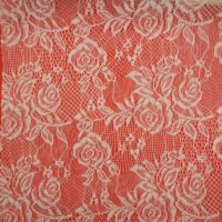 rose stretchy lace fabric