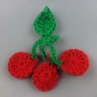 crochet cherry
