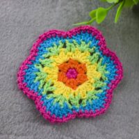 flower crochet motif