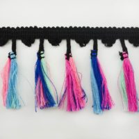 braid tape with colorful tassel