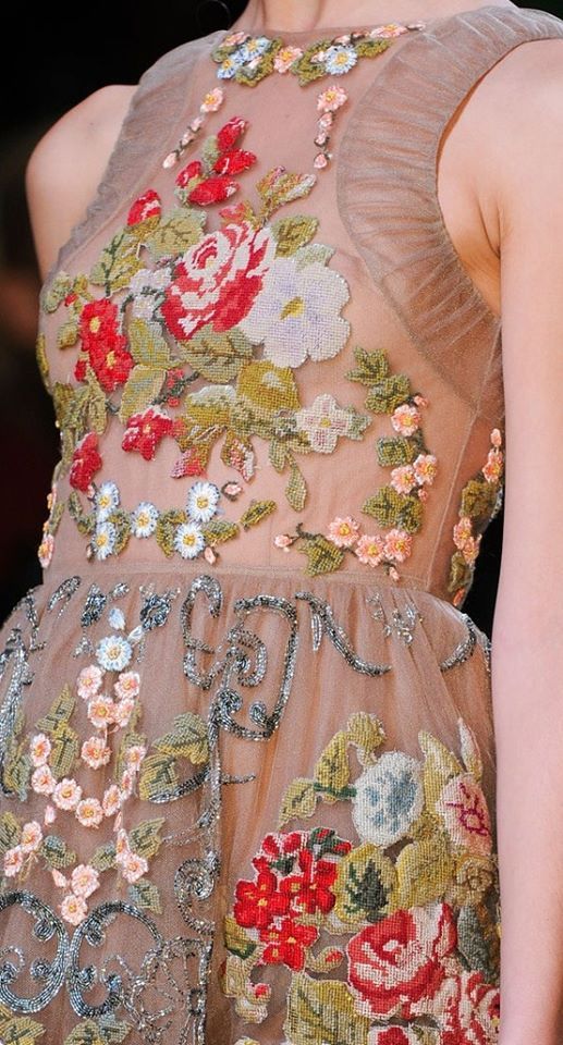 cross stitch embroidery lace dress